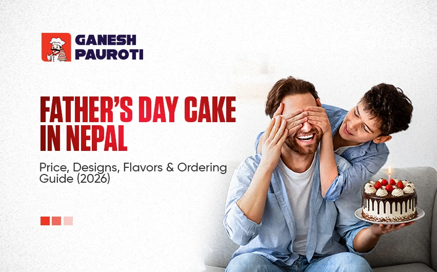 Father's Day cake in Nepal